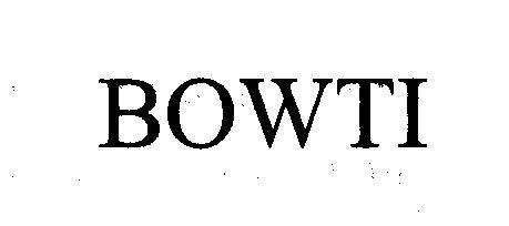 Mẫu nhãn hiệu BOWTI