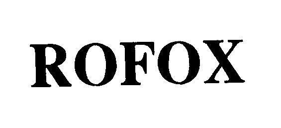 Mẫu nhãn hiệu ROFOX