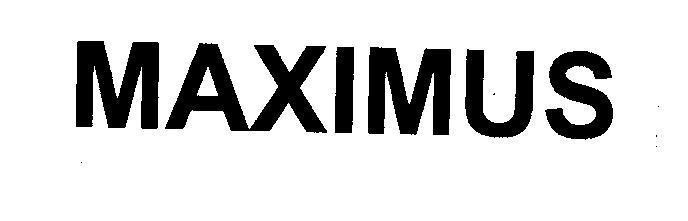 Mẫu nhãn hiệu MAXIMUS