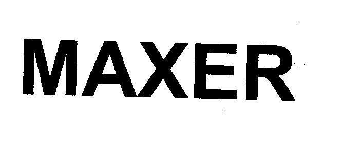 Mẫu nhãn hiệu MAXER