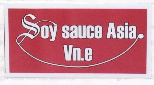 Mẫu nhãn hiệu SOY SAUCE ASIA VN.E