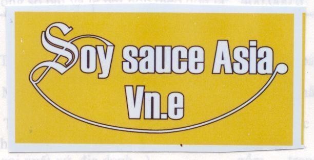 Mẫu nhãn hiệu SOY SAUCE ASIA VN.E