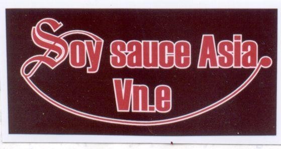 Mẫu nhãn hiệu SOY SAUCE ASIA VN.E