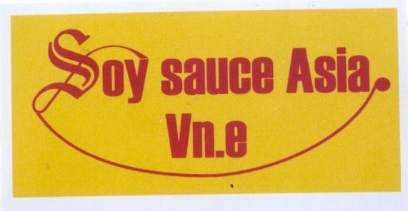 Mẫu nhãn hiệu SOY SAUCE ASIA VN.E