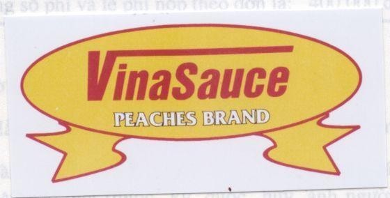 Mẫu nhãn hiệu VINASAUCE PEACHES BRAND