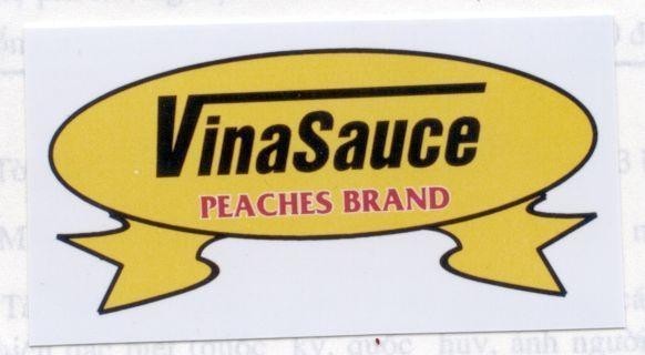 Mẫu nhãn hiệu VINASAUCE PEACHES BRAND