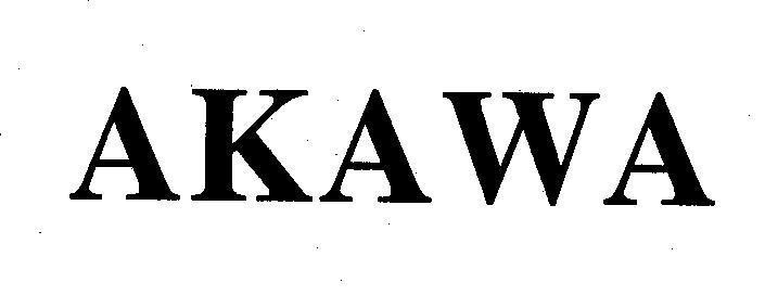 Mẫu nhãn hiệu AKAWA