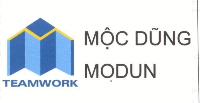 Mẫu nhãn hiệu Mộc Dũng MODUN TEAMWORK