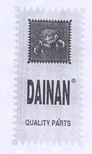Mẫu nhãn hiệu DAINAN QUALITY PARTS