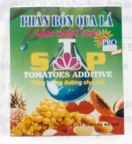 Mẫu nhãn hiệu PHAN BON QUA LA LAM NGOT TRAI STP
