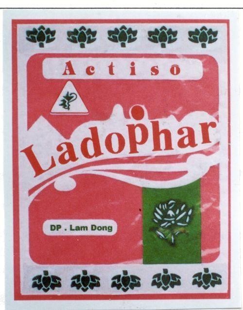 Mẫu nhãn hiệu ACTISO LADOPHAR LAM DONG