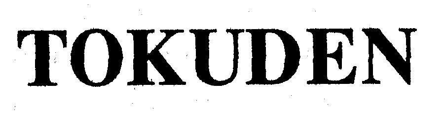 Mẫu nhãn hiệu TOKUDEN