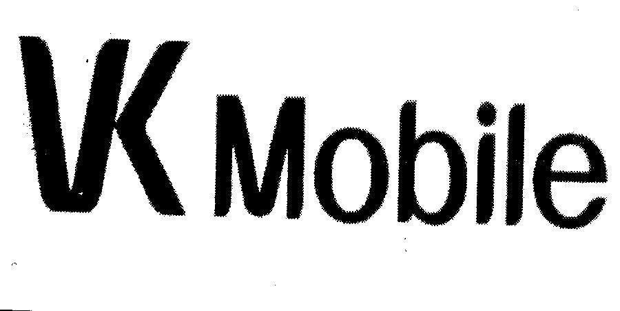 Mẫu nhãn hiệu VK MOBILE