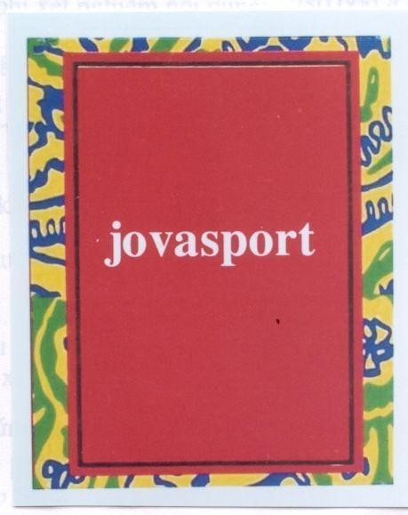 Mẫu nhãn hiệu JOVASPORT