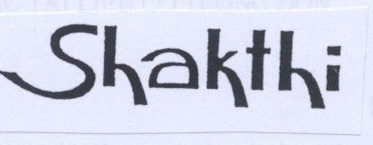 Mẫu nhãn hiệu SHAKTHI