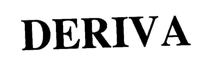 Mẫu nhãn hiệu DERIVA