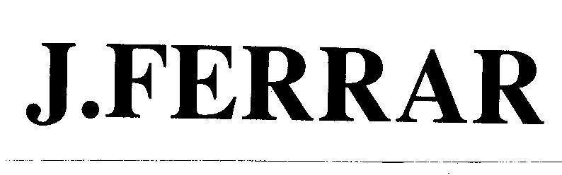 Mẫu nhãn hiệu J.FERRAR