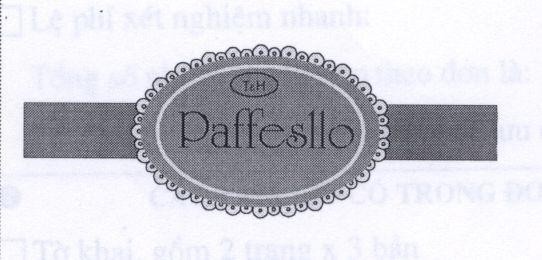 Mẫu nhãn hiệu T & H PAFFESLLO