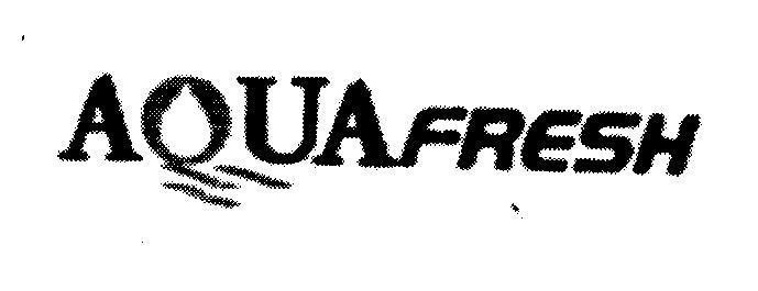 Mẫu nhãn hiệu AQUAFRESH