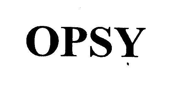 Mẫu nhãn hiệu OPSY
