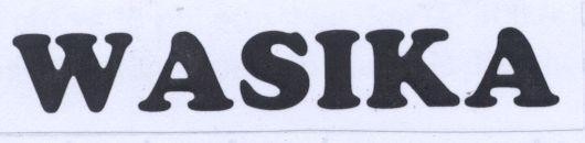 Mẫu nhãn hiệu WASIKA