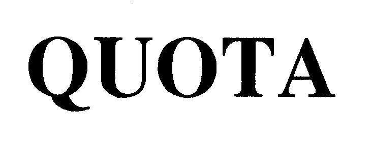 Mẫu nhãn hiệu QUOTA