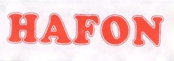 Mẫu nhãn hiệu HAFON