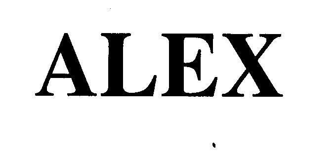 Mẫu nhãn hiệu ALEX