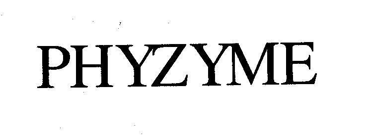 Mẫu nhãn hiệu PHYZYME