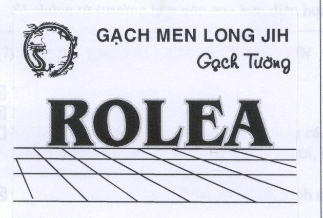 Mẫu nhãn hiệu GACH MEN LONG JIH Gạch Tường ROLEA