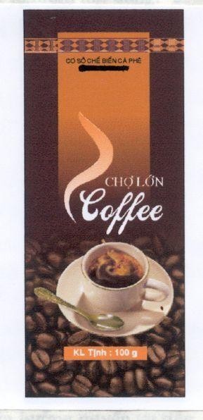 Mẫu nhãn hiệu Chợ Lớn COFFEE