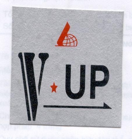 Mẫu nhãn hiệu V UP