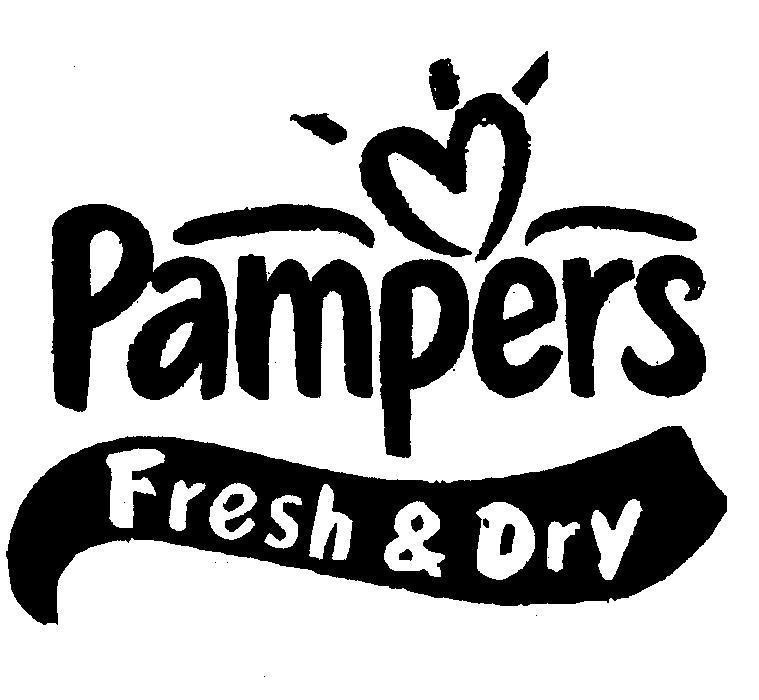 Mẫu nhãn hiệu PAMPERS FRESH & DRV