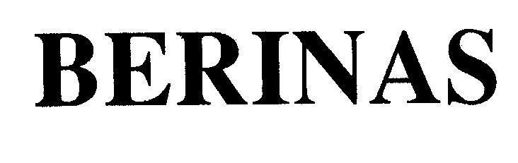 Mẫu nhãn hiệu BERINAS