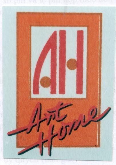 Mẫu nhãn hiệu AH ART HOME
