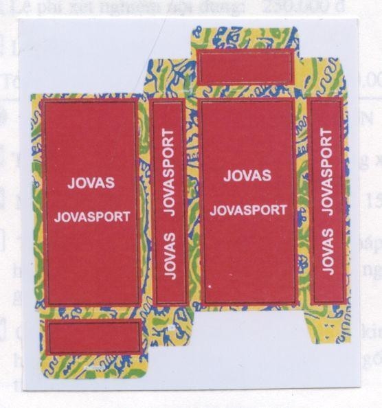 Mẫu nhãn hiệu JOVAS JOVASPORT