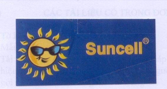 Mẫu nhãn hiệu SUNCELL