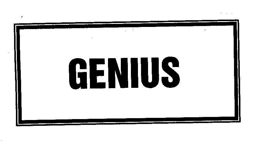 Mẫu nhãn hiệu GENIUS
