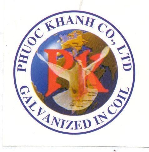 Mẫu nhãn hiệu GALVANIZED IN COIL PHUOC KHANH CO.,LTD PK