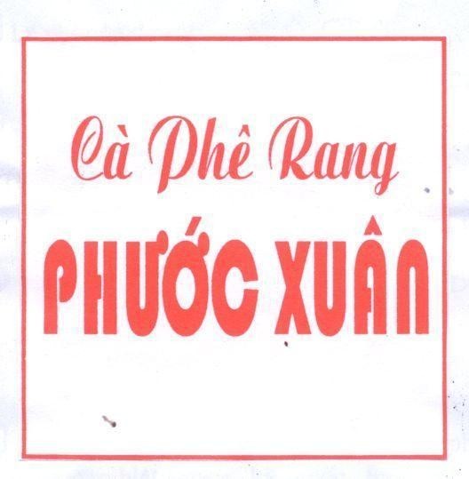 Mẫu nhãn hiệu Cà phê Rang Phước Xuân