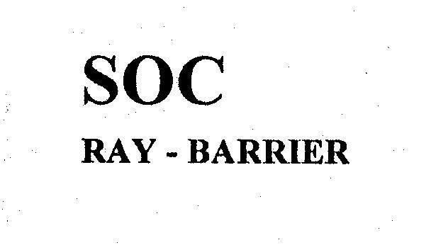 Mẫu nhãn hiệu SOC RAY - BARRIER