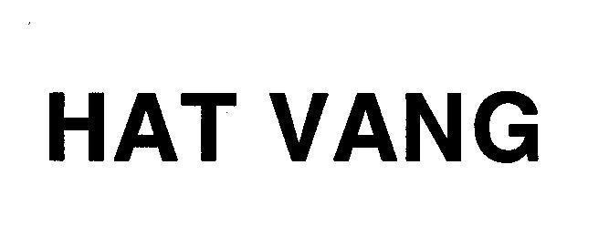 Mẫu nhãn hiệu HAT VANG
