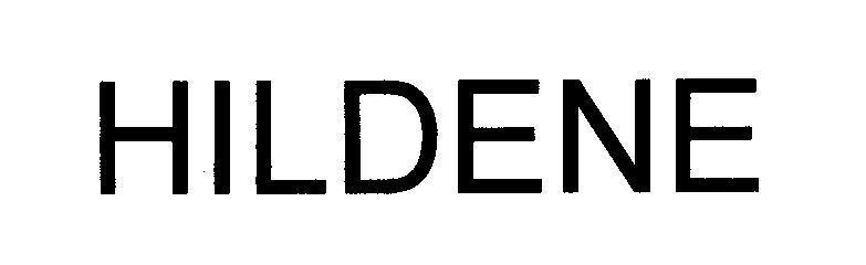 Mẫu nhãn hiệu HILDENE