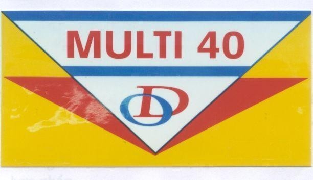 Mẫu nhãn hiệu MULTI 40 OD