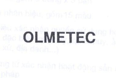 Mẫu nhãn hiệu OLMETEC
