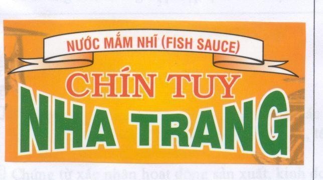 Mẫu nhãn hiệu Nước Mắm Nhĩ (FISH SAUCE) CHíN TUY NHA TRANG