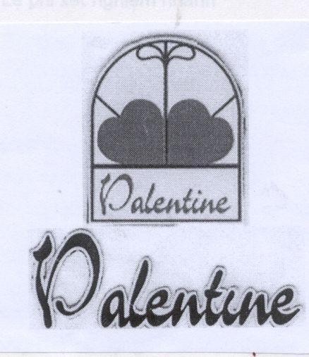 Mẫu nhãn hiệu PALENTINE