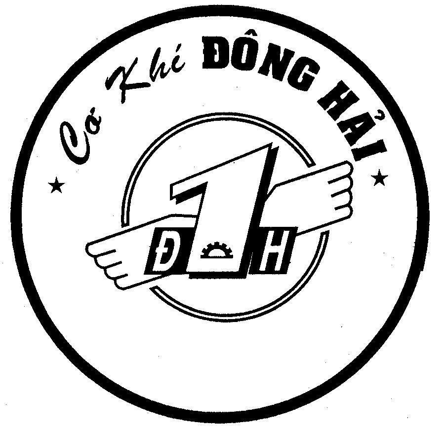 Mẫu nhãn hiệu CƠ KHí ĐÔNG HảI DH 1
