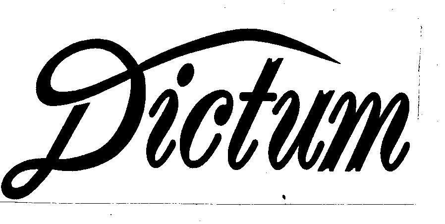 Mẫu nhãn hiệu DICTUM