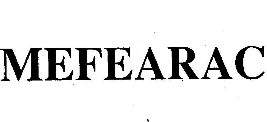 Mẫu nhãn hiệu MEFEARAC
